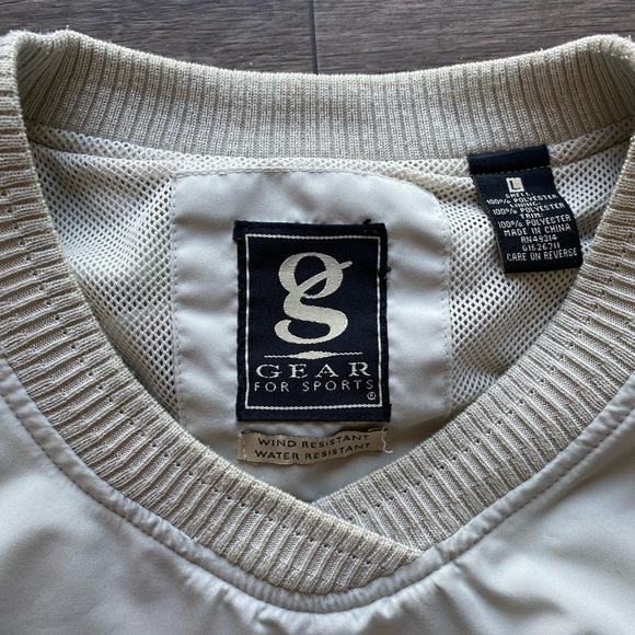 2002 Golf US Open Bethpage Black Vintage Windbreaker Tan Vest Large - Picture 5 of 6